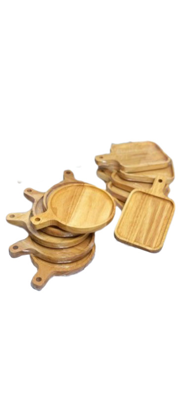 سینی سرو قهوه برند شاهو جنس چوب روس ضد آب شده ابعاد ۲۵ در ۱۵ در ۳رنگ متنوع
