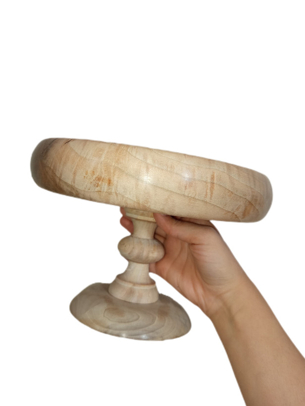 میوه خوری چوب گردو برند شاهو ابعاد ۲۵ در ۲۵