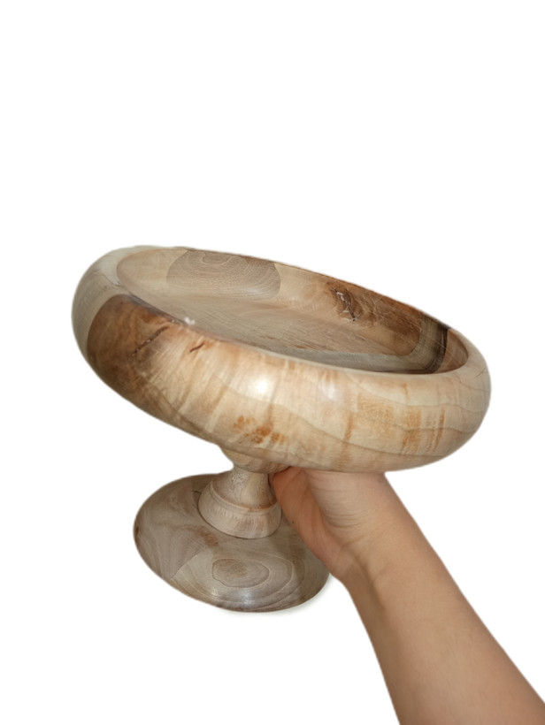 میوه خوری چوب گردو برند شاهو ابعاد ۲۵ در ۲۵